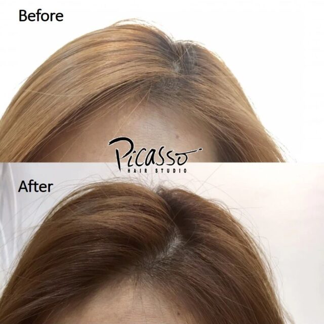 Root perm picasso hair studio